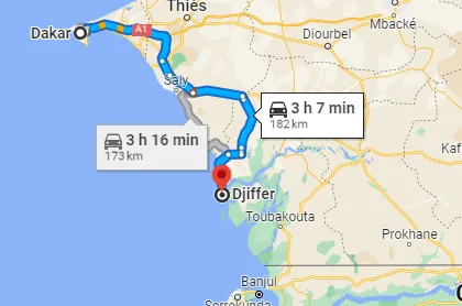 Itinéraire Dakar — Djifer
